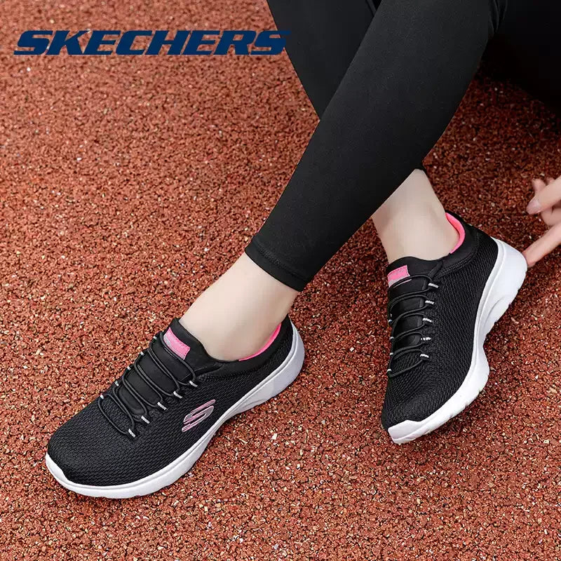 Skechers Women's Spring Shoes, Breathable Mesh Athletic Sneakers, Lightweight Running Shoes with Soft Soles 12980-GYPK Pi-Mart