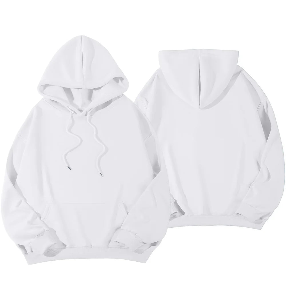Women's Hoodies Pullover Spring Autumn Casual Hoodie 2026 Sweatshirts Solid Color Hoodies Oversize Black Sweatshirt Women Top LadyShow.Store