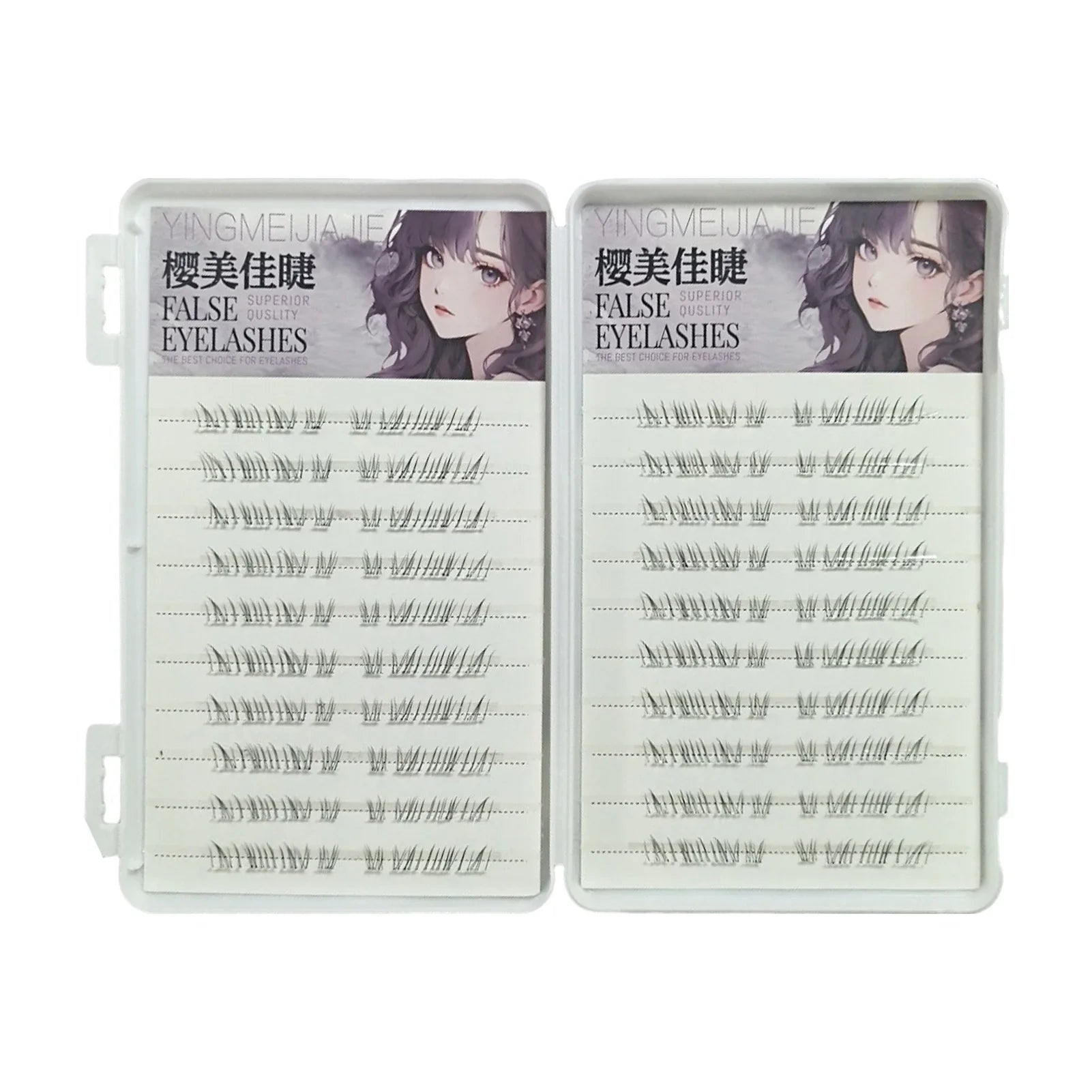 Natural Looking Lower Fake Eyelashes Wispy Cosplay Individual Lashes Cluster Comic False Eyelashes For Beauty Perfect Eye Makeup Tri Light Beauty