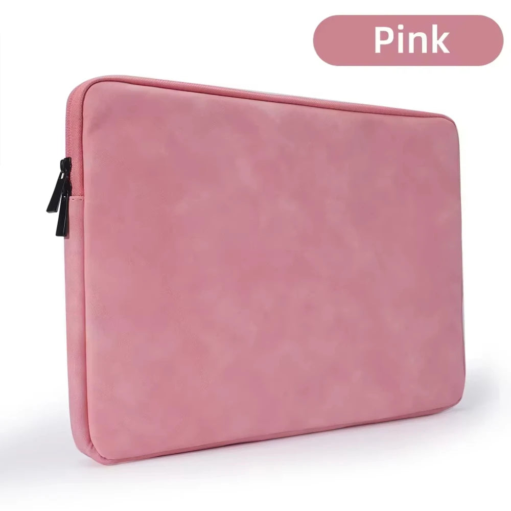 PU sheepskin leather fabric Waterproof Leather 9.7-15.6 inch Tablet PC Carrying Case Protective  Notebook Shockproof Cover Pi-Mart