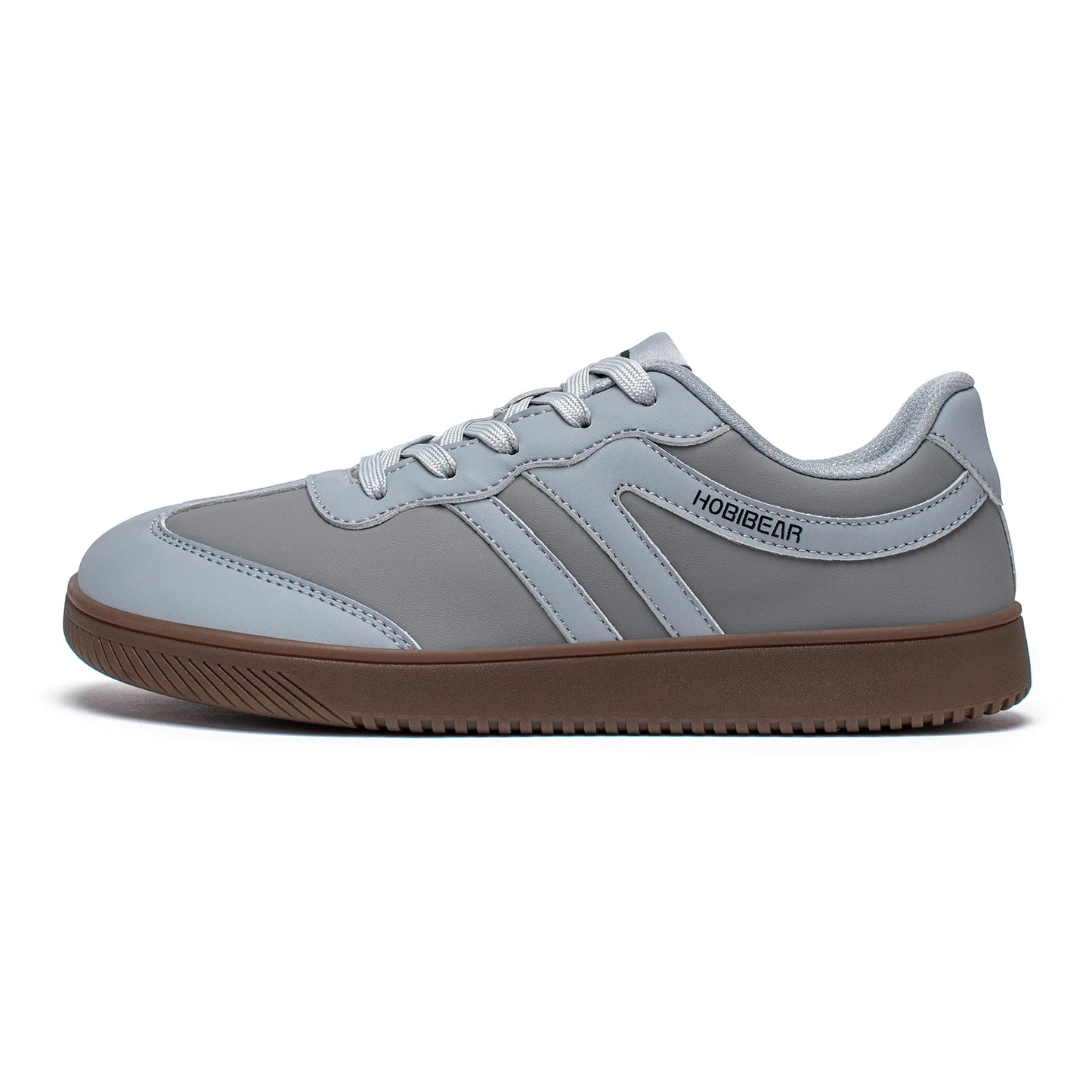 HOBIBEAR Unisex Wide Toe Shoes Artificial Leather Sneakers Casual Lace Up Retro Fashion Shoes for Women Men Pi-Mart