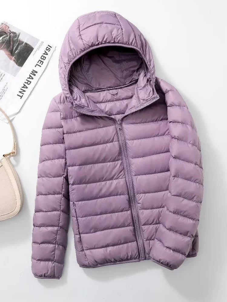 NewBang Brand Women's Down Jackets 90% Ultra Light Duck Down Women Lightweight Coat Hooded Female Windbreaker Parka Plus Coats LadyShow.Store