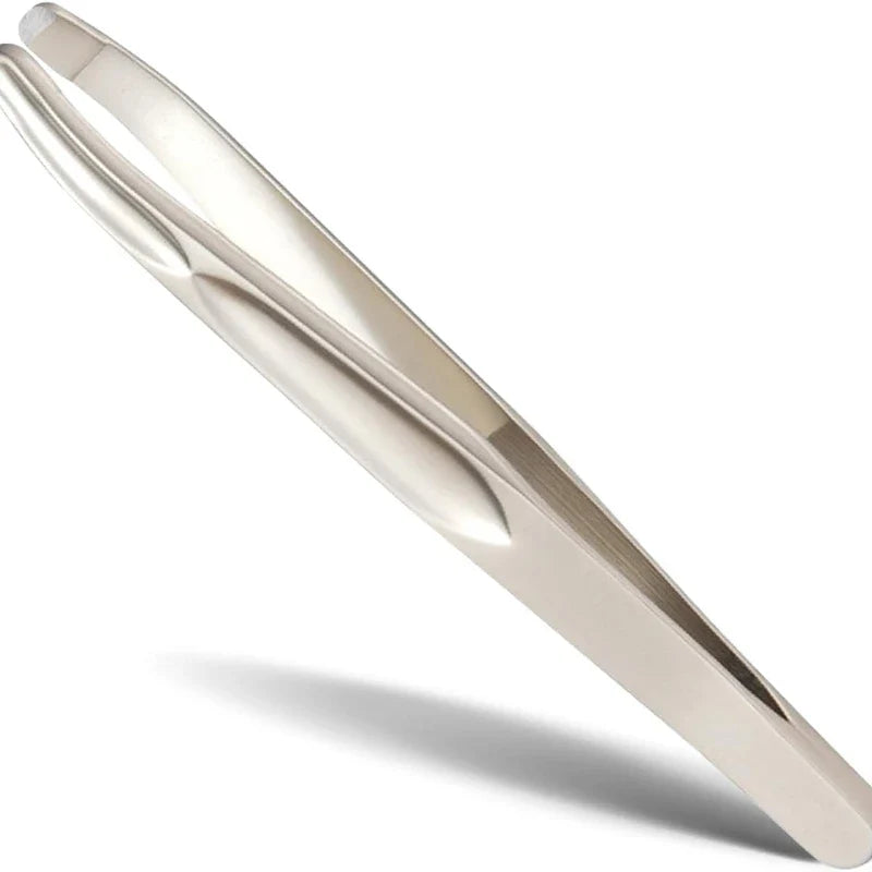 Stainless Steel Round Head Tweezers Eyebrow Tweezers Hair Removal Tweezers Suitable for Men and Woman Gifts LadyShow.Store