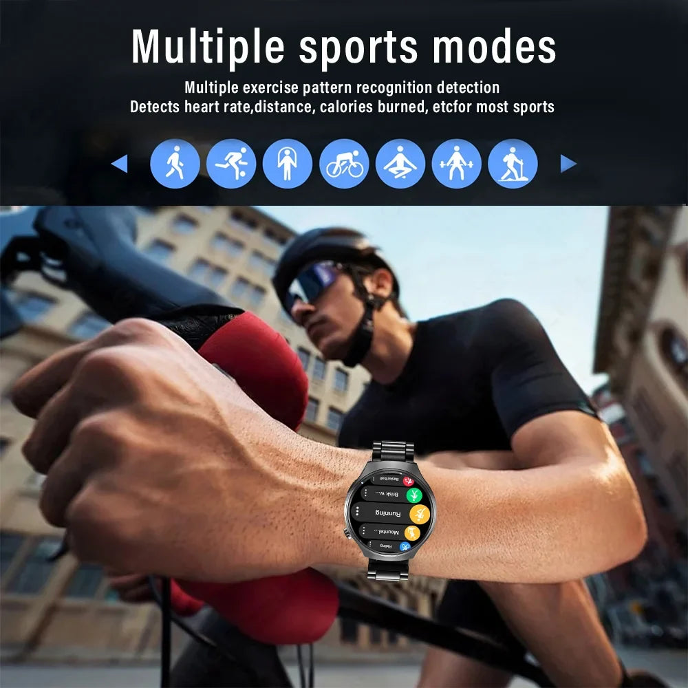 G.L Wear 2025 New Men's Smart Watch HD Display Health Tracking Bluetooth Calling Voice Assistant Sports Smartwatch LadyShow.Store