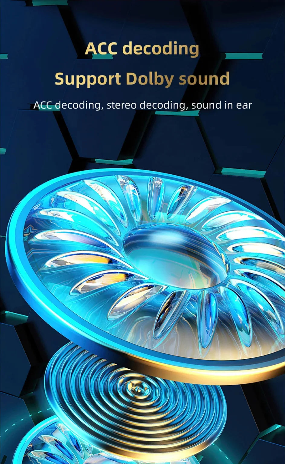 G9S Bluetooth 5.1 In Ear Wireless Earbuds LED Power Display Low Latency Gaming HiFi Stereo Sports Headphones Pi-Mart