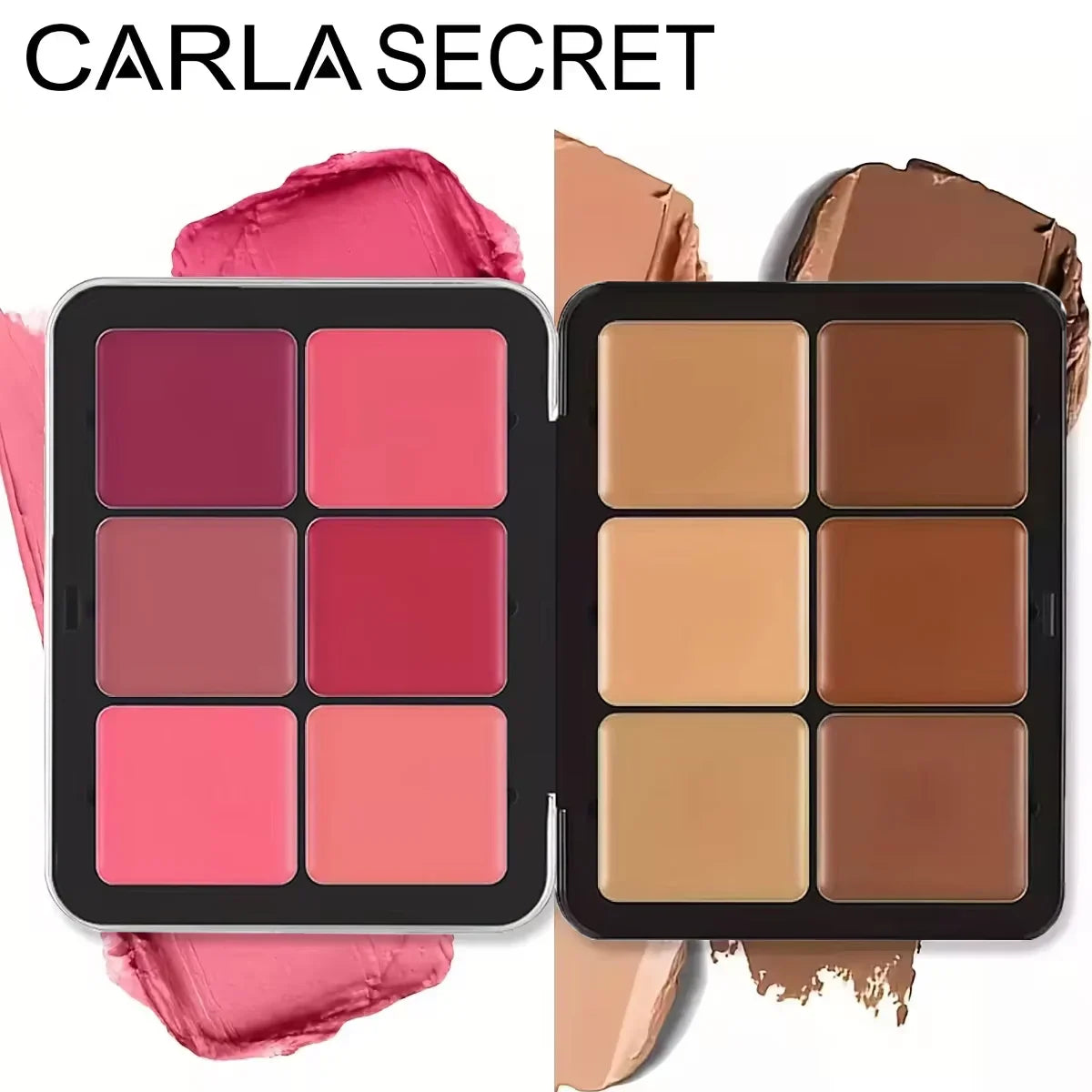 12-color concealer and blush palette Matte and highlight contour makeup rouge palette LadyShow.Store