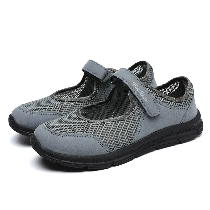 Women Shoes Breathable Vulcanized Shoes White ZapaWomen Sneakers Fashion Breathable Mesh Casual Walking Shoes Women Work Shoes LadyShow.Store