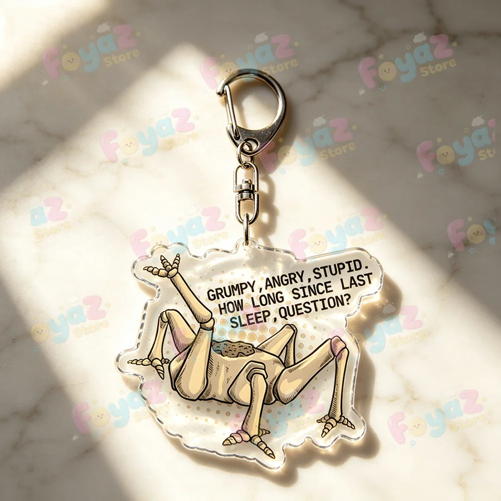 Rocky Amaze Amaze Keychains for Accessories Bag Charm Project Hail Mary Mission Crest Keyrings Jewelry Fans Gifts Pi-Mart