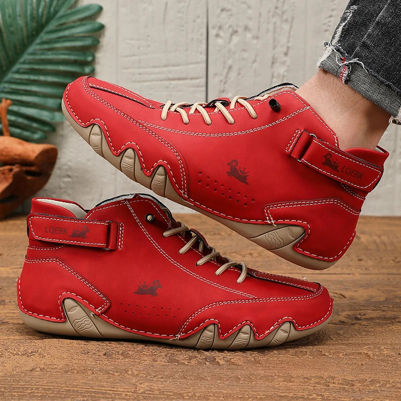 Mens Shoes Original Sneakers Shoes Men's High Top Ankle Boots Breathable and Comfortable Soft Sole Luxury Fashion Men's Shoes Pi-Mart