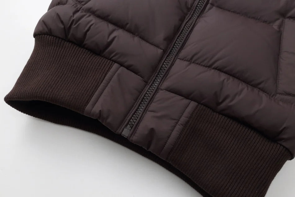 AP 2026 AW Winter down coat for kids High-quality white duck down coats waterproof fabric children outwear Pi-Mart