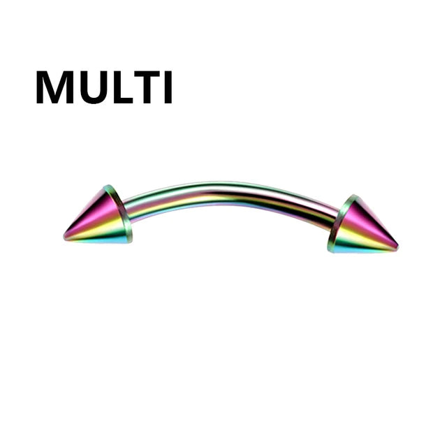 1PC metal Horseshoe Fake Nose Ring C Clip Septum Lip stainless steel Real Piercing Nose Rings Hoop For Women Men Jewelry Pi-Mart