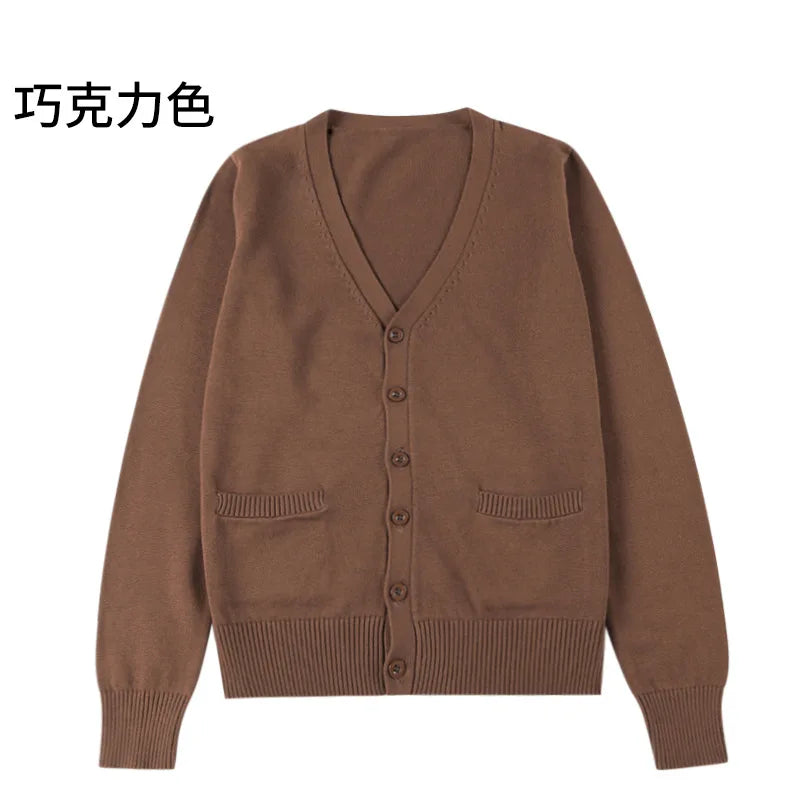 New Sweater Solid Candy Women Knit Top Fashion Female Cardigan Thin Spring Autumn Long Sleeve Adult Jacket Clothes Slim XS-2XL LadyShow.Store