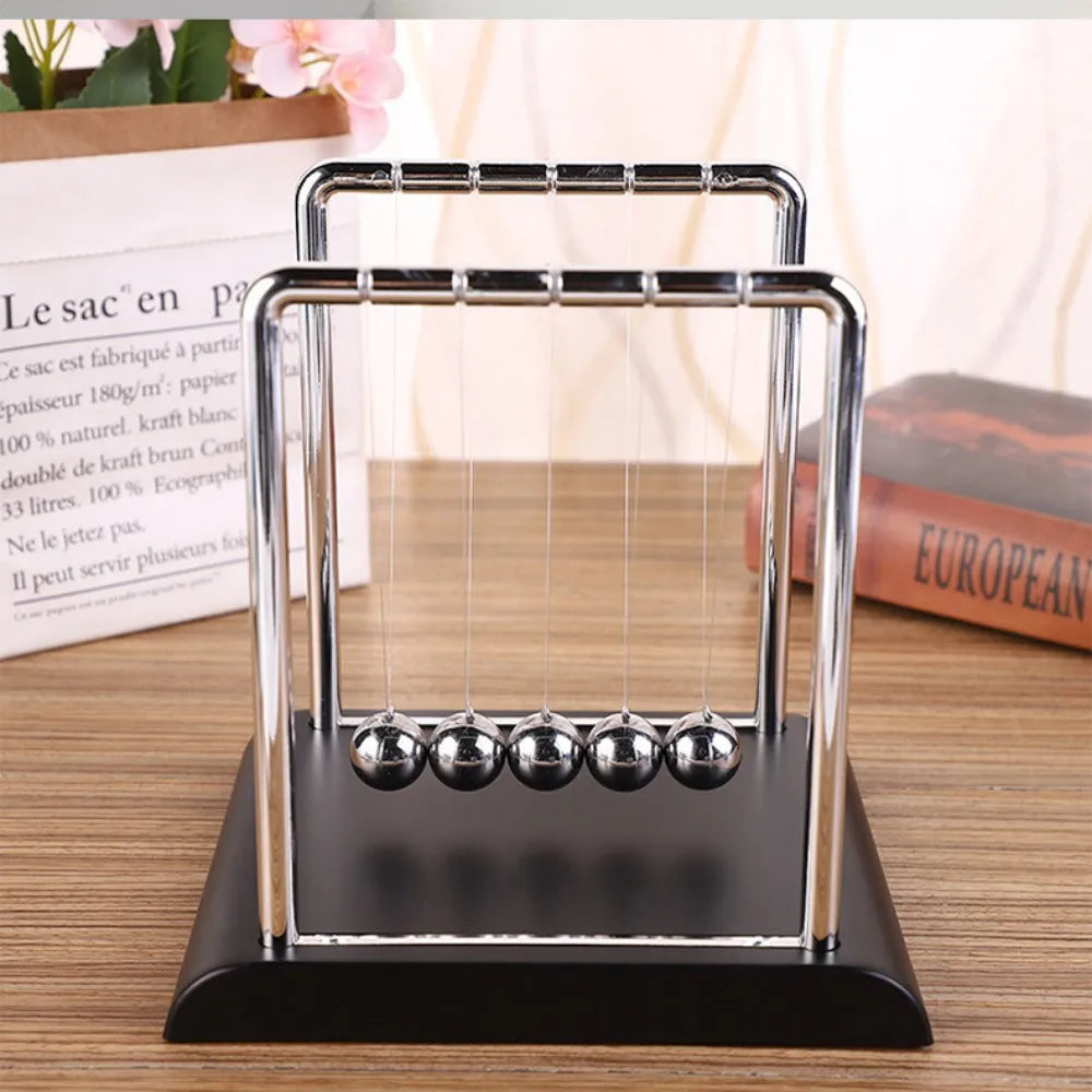 Newton's Cradle Balance Steel Ball Teaching Supplies Physics Science Pendulum Desktop Toys Stress Relief Gifts Home Decoration Pi-Mart