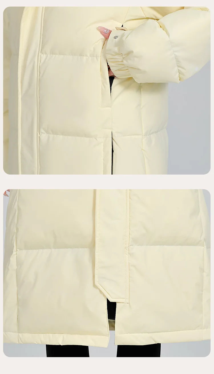 Women's winter down jacket coats Parkas Warm Woman clothes brand luxury Long Padding padded puffer jackets outerwears HXY289 Pi-Mart