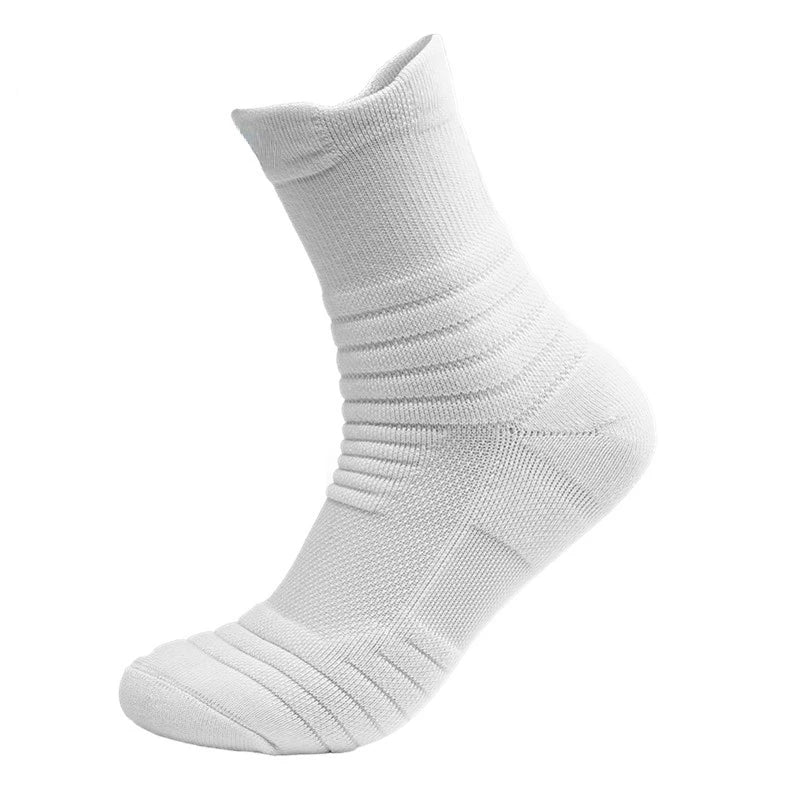 1/3 Pairs Anti-slip Football Socks Men Cotton Sock Short Long Tube Soccer Basketball Sport Socks Breathable Deodorous Sock 39-45 Pi-Mart