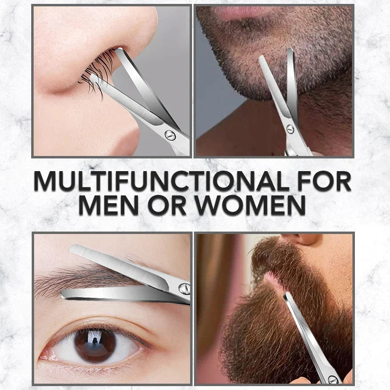 1Pc Nose Scissors Beauty Products Makeup Tool Hair Remover Nail Cuticle Round Tip Scissors Safe Health Nose Hair Scissors Tri Light Beauty