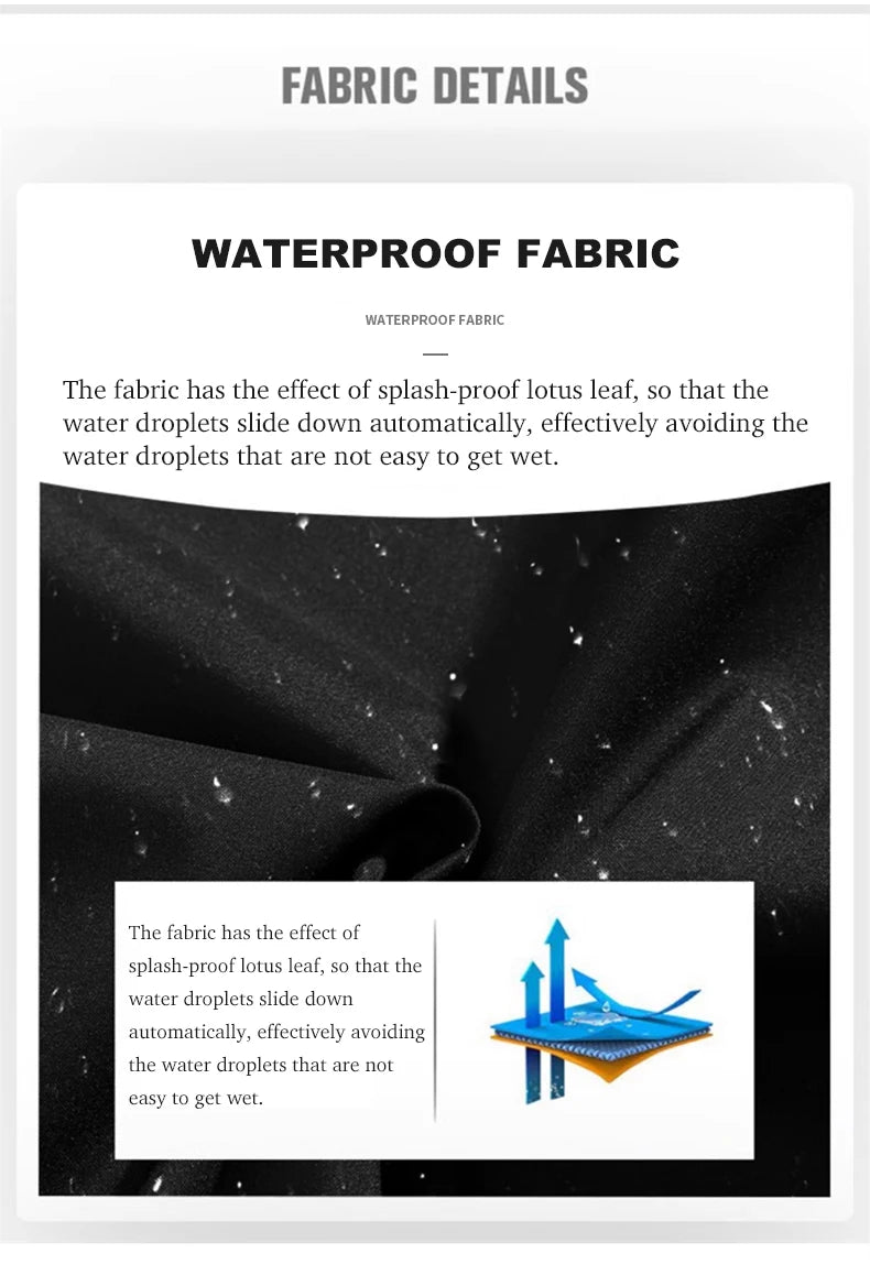 JNLN Unisex Waterproof Windbreaker Outdoor Sport Windproof Single-Layer Jacket Men Women Hiking Climbing Trekking Rain Coat Pi-Mart
