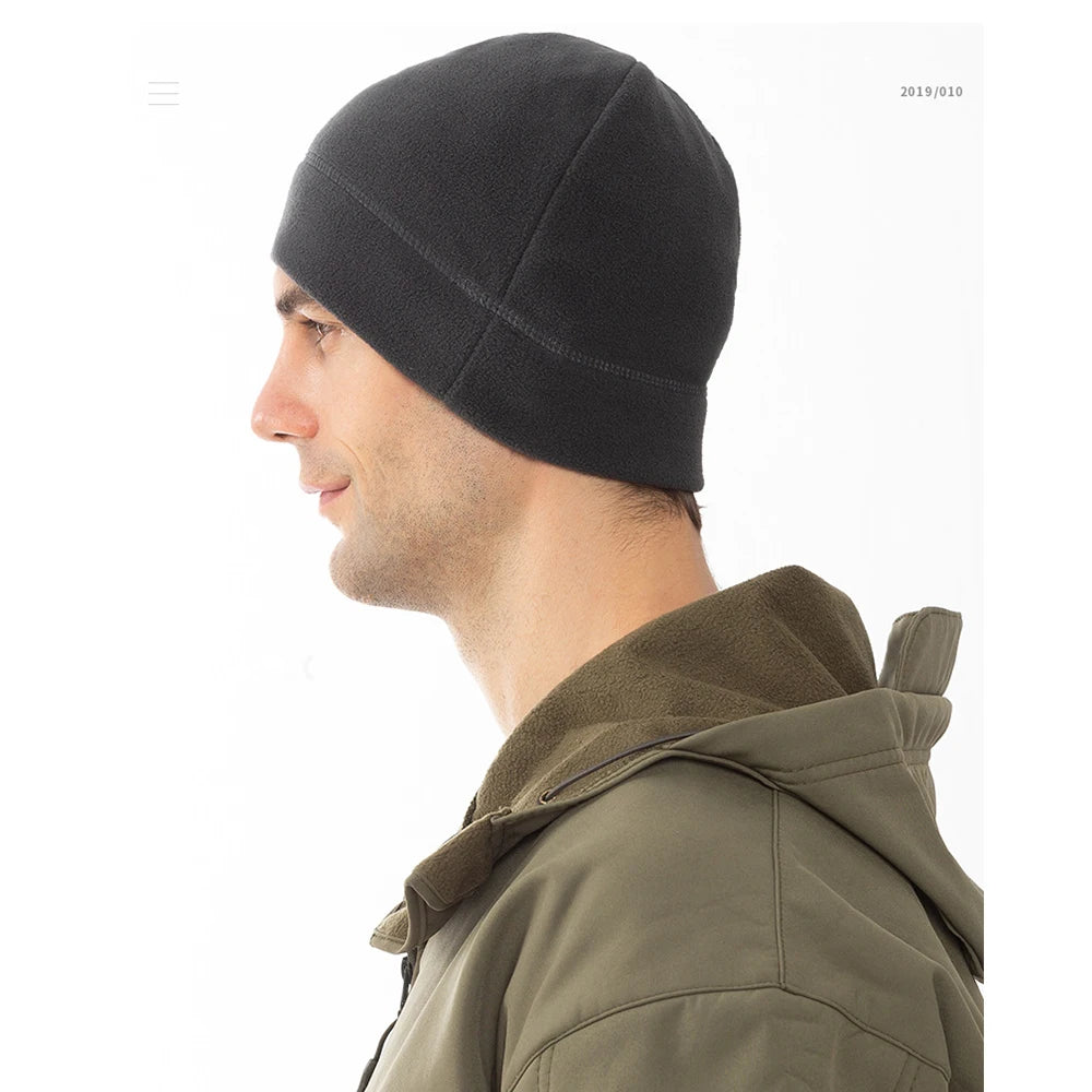 Outdoor Fleece Sports Hat Fishing Cycling Hunting Military Tactical Men Women Warm Windproof Winter Camping Hiking Caps Pi-Mart