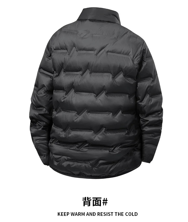 Men Winter New White Duck Down Jacket Warm Thick Stand Collar Windproof Puffer Jacket High Quality Waterproof Jacket Male 8XL LadyShow.Store