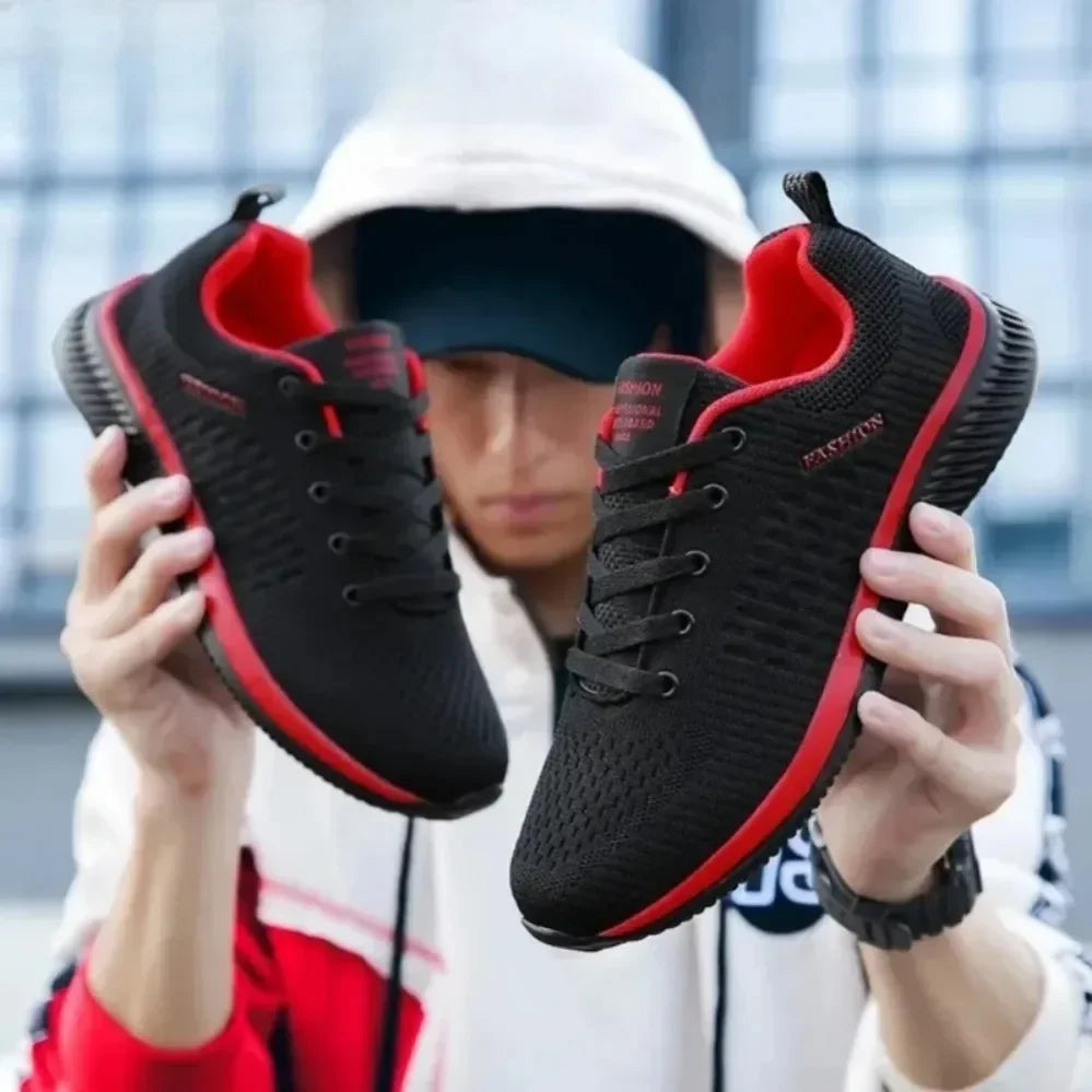 2026 Men Running Walking Knit Shoe Casual Sneakers Breathable Sports Running Athletic Gym Lightweight Outdoor Women Shoes Size Pi-Mart