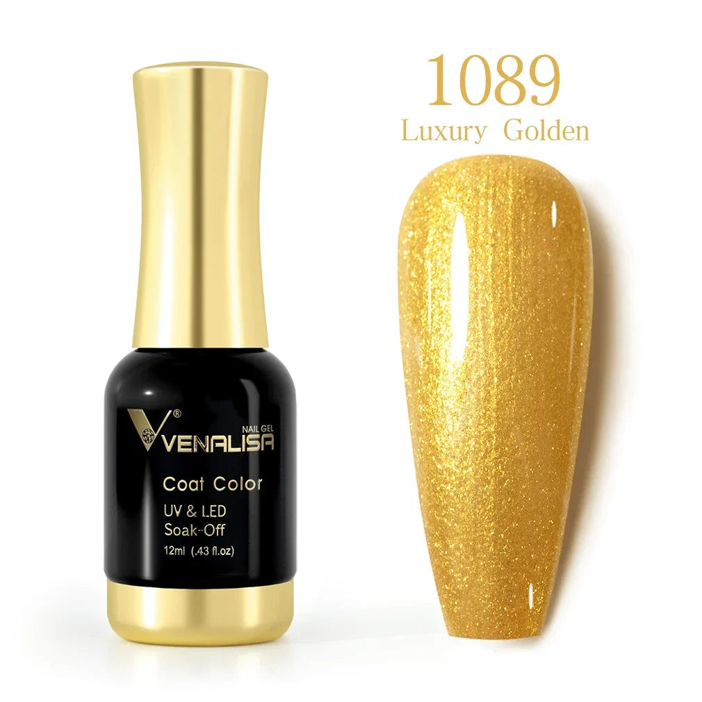 VENALISA Nail Gel Varnish TPO FREE Soak Off UV LED Organic Odorless Enamels Nail Art Colors 12ml 120Colors UV Gel Nail Polish Tri Light Beauty