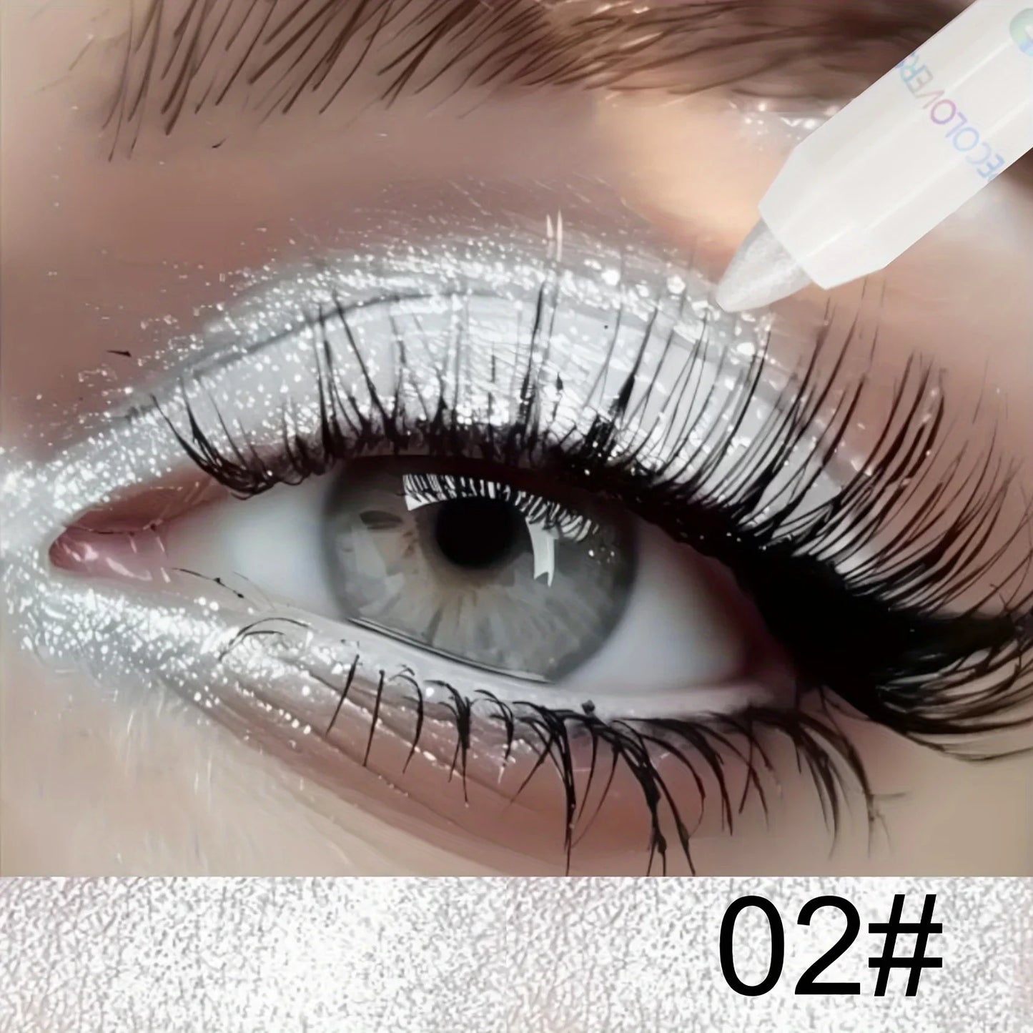 1PC Waterproof Eyeshadow Sticks Long Lasting High Pigmented Shimmer Glitter And Matte Neutral Brown Eyeshadow Pencil Crayon LadyShow.Store