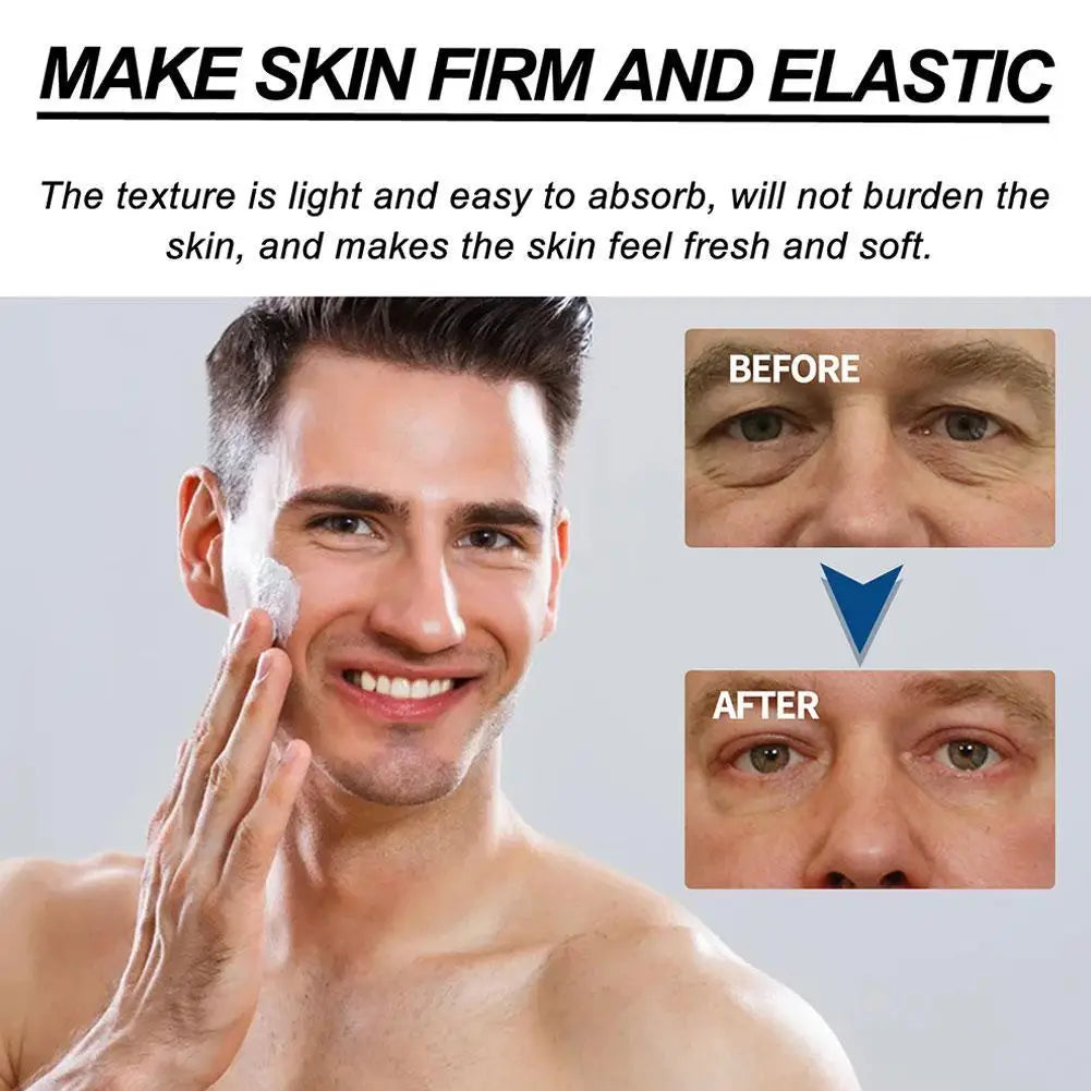 Retinol Face Cream for Men Firming Lifting Brightening Fade Fine Lines Anti Puffiness Moisturizing Nourishing Facial Skin Care Pi-Mart