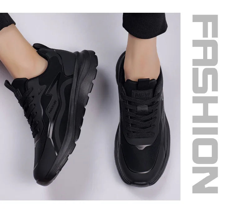 Men's Shoes 2026 New Trendy Soft Soled Casual Shoes for Spring and Summer, Breathable and Comfortable Running Sports Shoes Pi-Mart