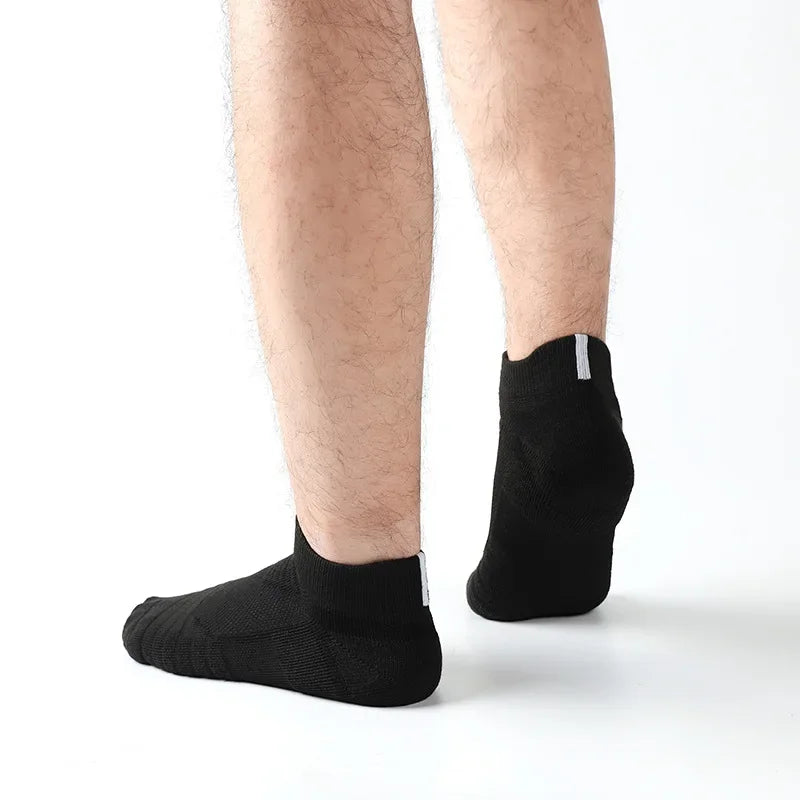 1/3 Pairs Anti-slip Football Socks Men Cotton Sock Short Long Tube Soccer Basketball Sport Socks Breathable Deodorous Sock 39-45 Pi-Mart