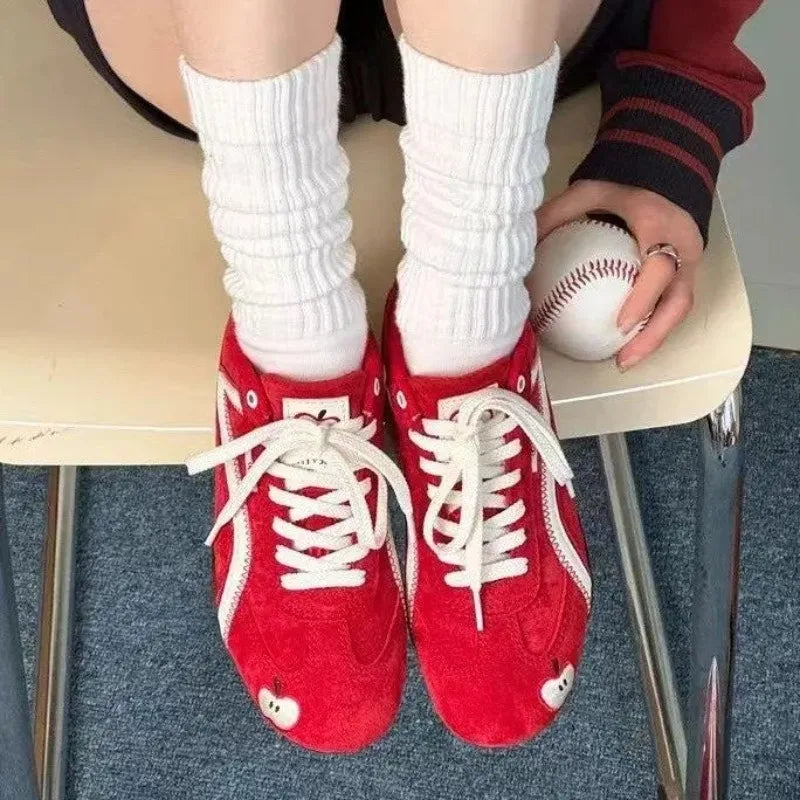 Luxury Brand Women Sneakers Flats Sport Tennis Shoes Women Summer Running Sport  Shoes Walking Hiking Lace Up Zapatos De Mujer LadyShow.Store