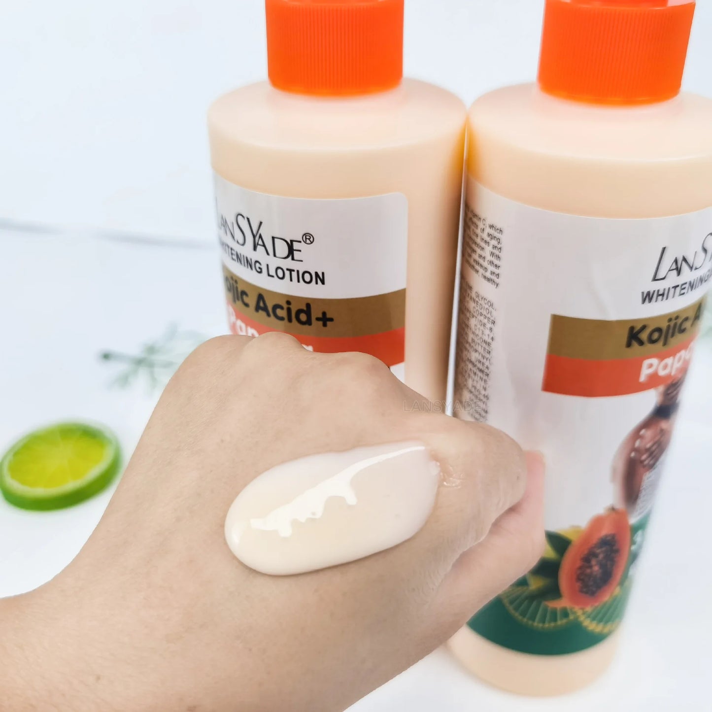 500ml Papaya Body Lotion Moisturizes The Body Skin Massage Essence, Making The Skin Smooth and Improving Roughness Pi-Mart