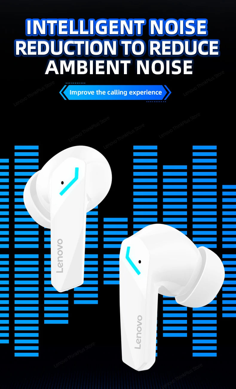Choice Lenovo GM2 Pro Wireless Bluetooth Headset Gamer Earbuds Wireless Headphones Music Dual Mode Earbuds Music Sport Bluetooth Pi-Mart