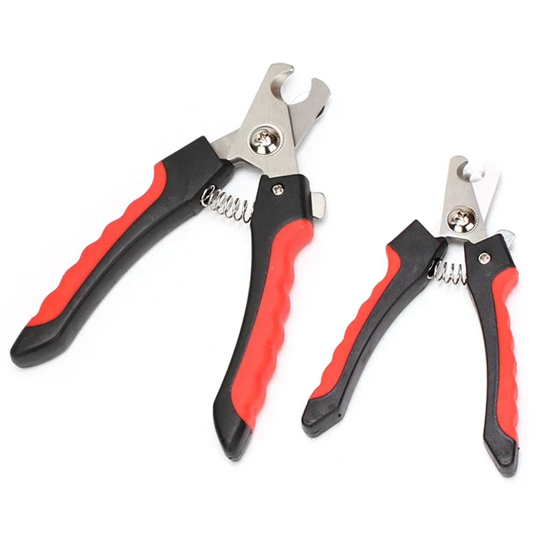 Pet Nail Clippers with Sickle Large Dog Nail Clippers Nail Clippers Multifunctional Teddy Cat Stainless Steel Grooming Scissors Pi-Mart