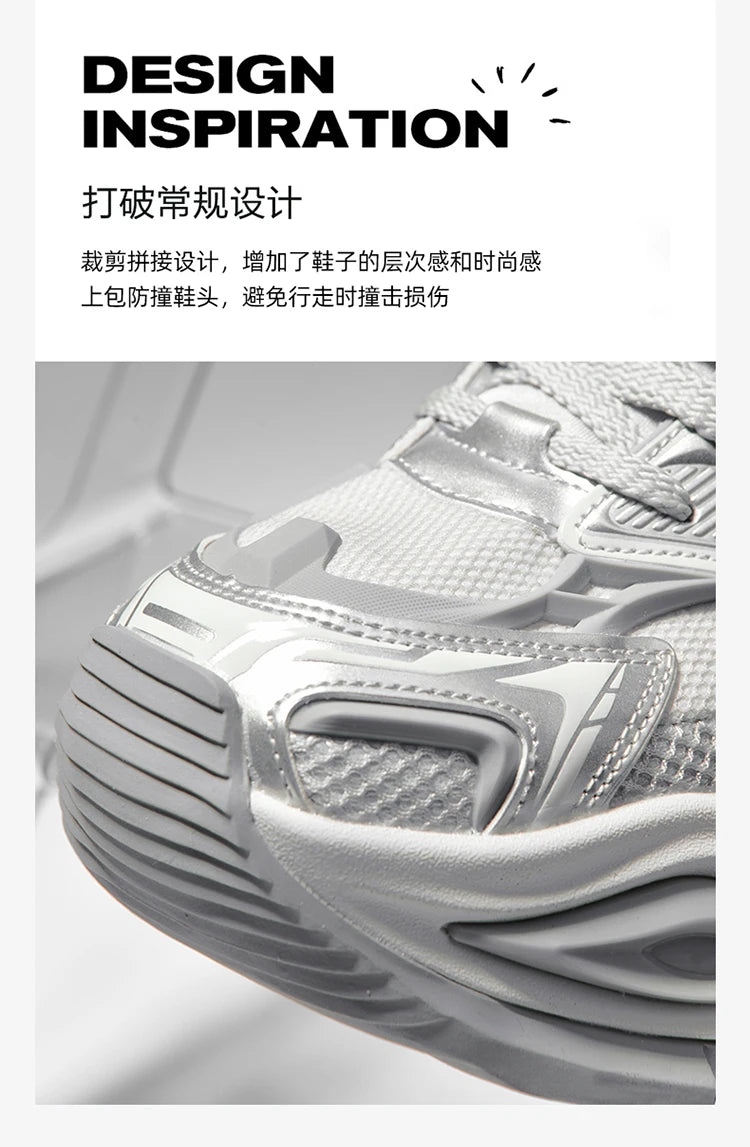 Men's Breathable Casual Sneakers Luxury Trainer Fashion Loafers Running Shoes - Comfortable Race Shoes for Male Pi-Mart