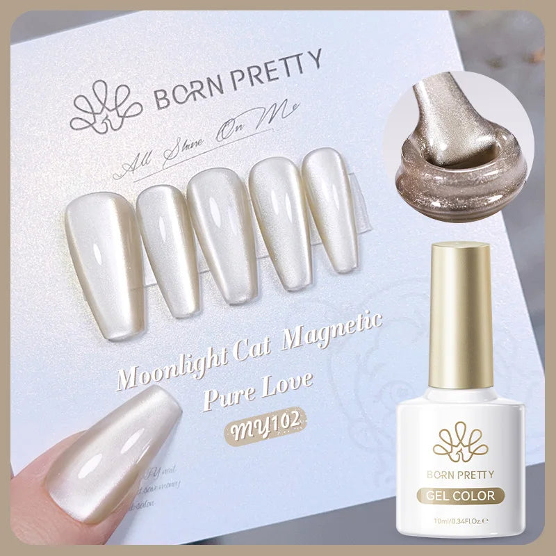 BORN PRETTY 117 Colors Cat Magnetic Gel Nail Polish 10ml Full Coverage Varnish Semi Permanent Super Gorgeous Nails Manicure Tri Light Beauty