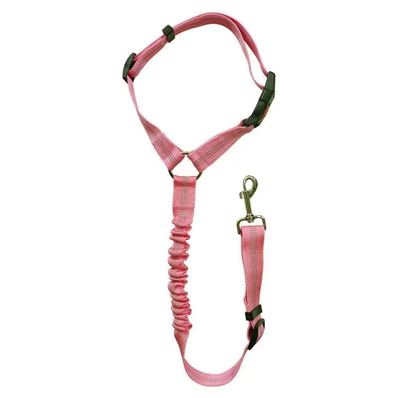 Reflective Pet Dog Car Seat Belt Puppy Collar Walking Travel Car Accessories Cat Leash Harness for Small Dogs Pet Car Supplies Pi-Mart