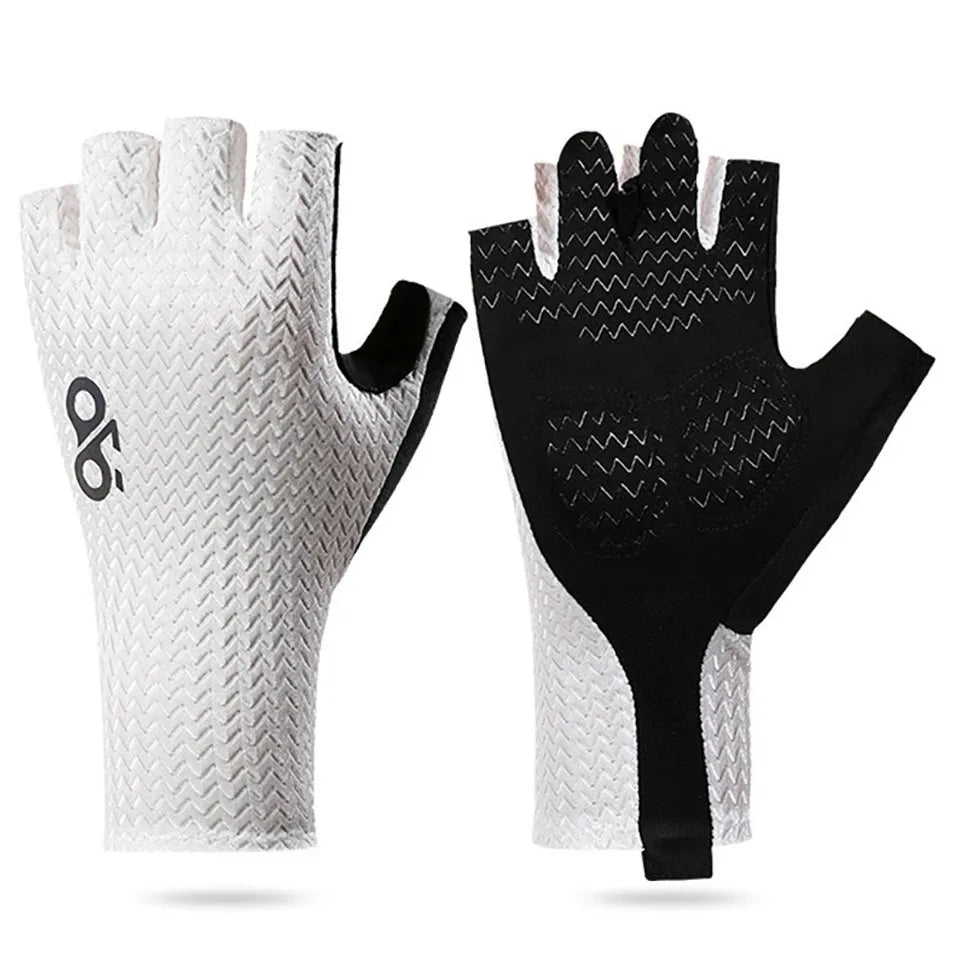 GTUBIKE Summer Breathable Half Finger Cycling Gloves Ultralight Road Bike Gloves Anti-Slip Silicone Pad Cooling Sport Gear Pi-Mart
