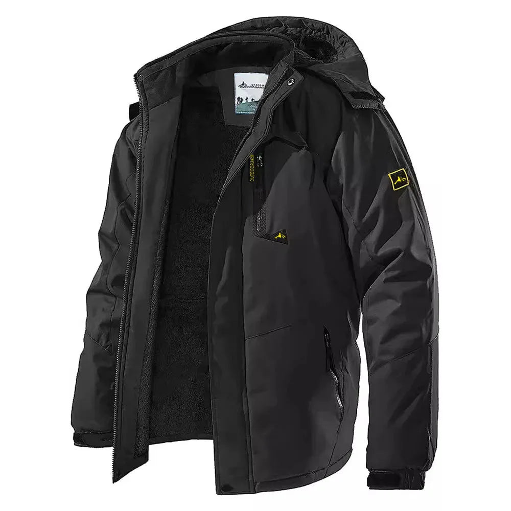 Men's Winter Parkas Outdoor Jacket Thicken Fleece Warm Waterproof Windbreaker Ski Jackets Climb Men Thick Coat Hot Sale Pi-Mart