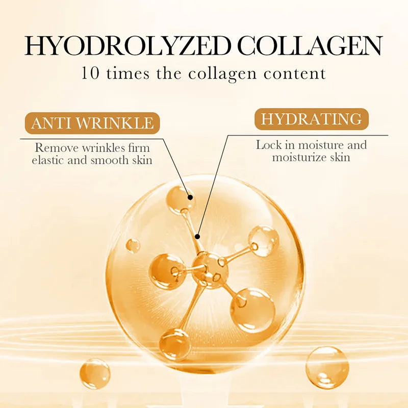 SADOER Collagen Facial Cream Face Moisturizing Gel Repair Brightening Firming Facial Creams Beauty Skin Care Products for Face Tri Light Beauty