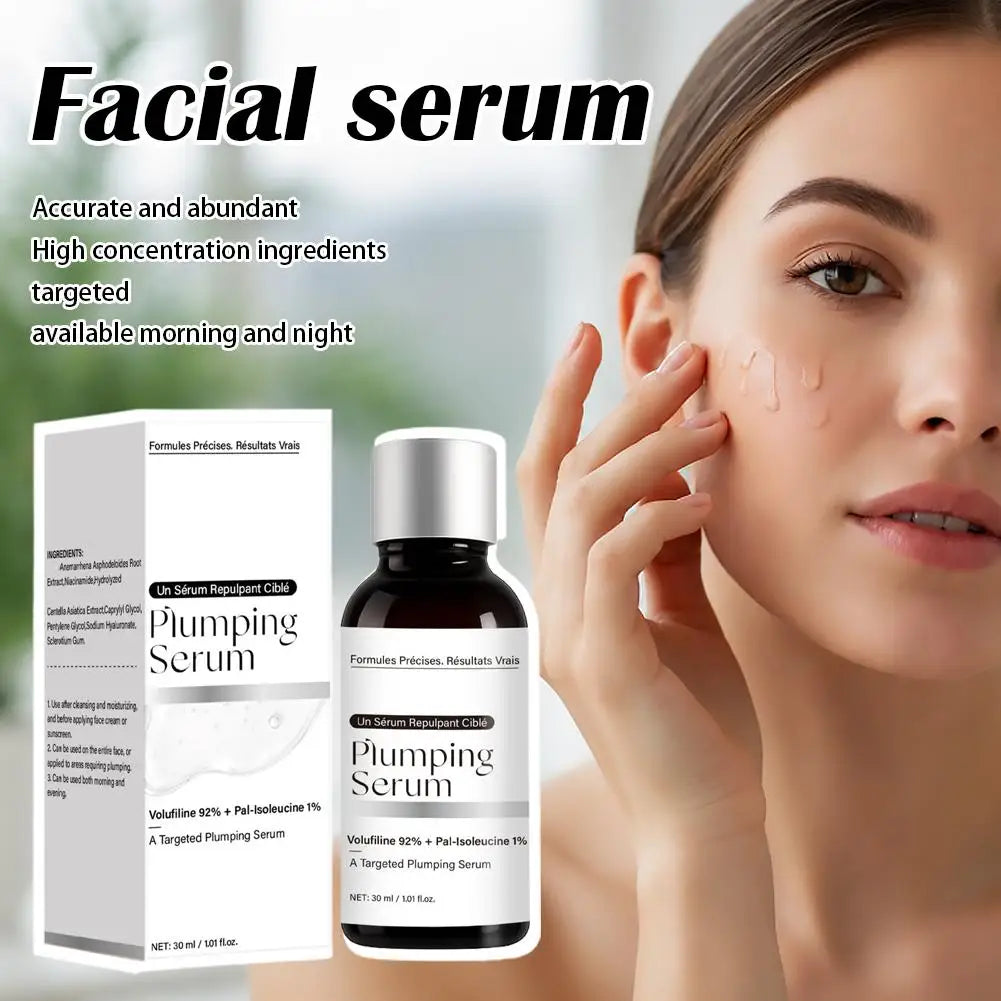 Volufiline 92% + Pal-Isoleucine 1% Plumping Serum with Niacinamide Plumping Anhydrous Skin Radiance Boosting Facial Serum 30ml Pi-Mart