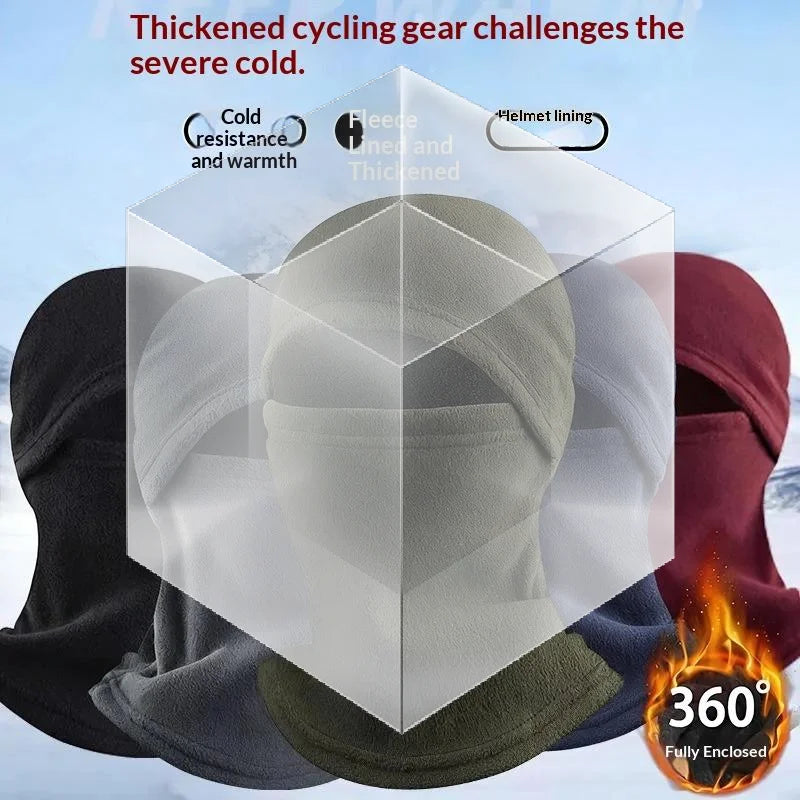 Winter Warm Balaclava Unisex Winter Skiing Masks,Outdoor Windproof Bicycle Windproof Warm Hats Winter Cold Masks And Scarves Pi-Mart