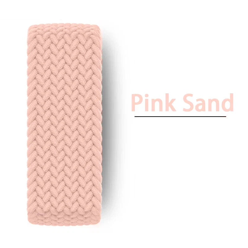 Braided Solo Loop For Apple watch Band 46mm 44mm 45mm 42mm 40mm 41mm Bracelet correa iwatch Series Ultra 2 11 10 9 SE 8 7 Strap LadyShow.Store