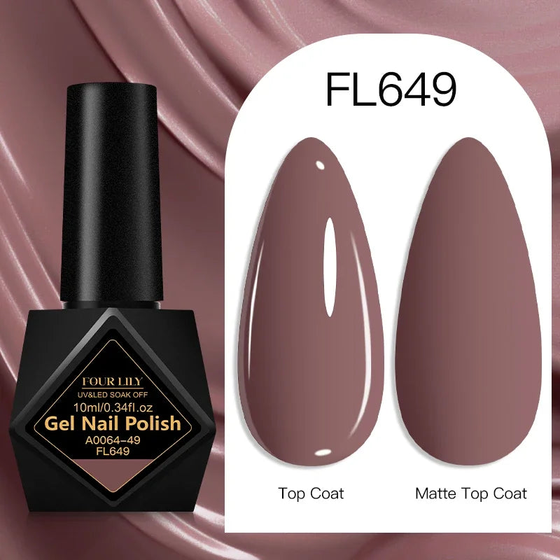 10ml Gel Nail Polish 162 Colors Nail Supplies Vernis Semi Permanent Nail Art Manicure Soak Off LED UV Gel Nail Varnishes Summer Tri Light Beauty