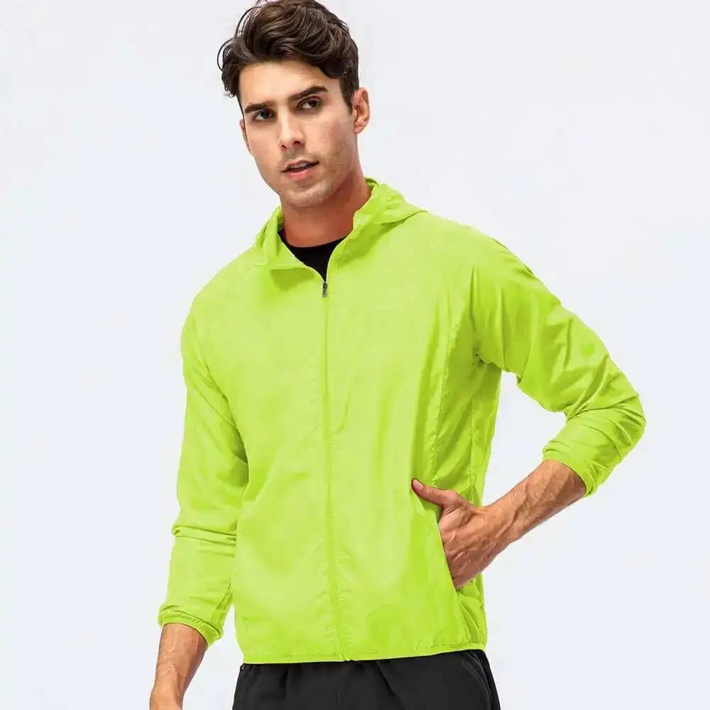 Fishing Rain Wind Breaker Coat For Men Women Waterproof Jacket Hiking Climbing Clothes Sun Protection Quick Dry Rain Coat Pi-Mart