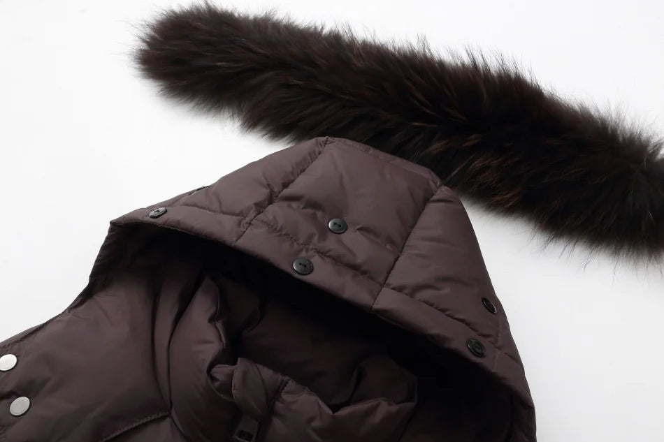 AP 2026 AW Winter down coat for kids High-quality white duck down coats waterproof fabric children outwear Pi-Mart