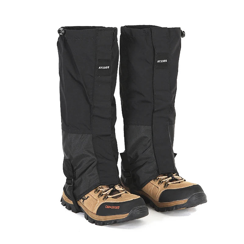 Durable Waterproof Leg Gaiters Hiking Hunting Camping Climb Boots Leggings Covers Outdoor Hunting Winter Snow Skiing Leg Warmers Pi-Mart