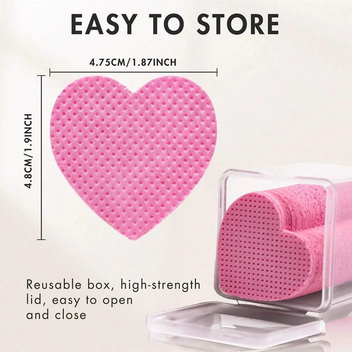 LULAA Glue Wipes Lint Free Nail Wipes Non-Woven Fabric Lash Glue Wipes Nail Polish Remover Wipes Use for Nail Polish Remover Tri Light Beauty