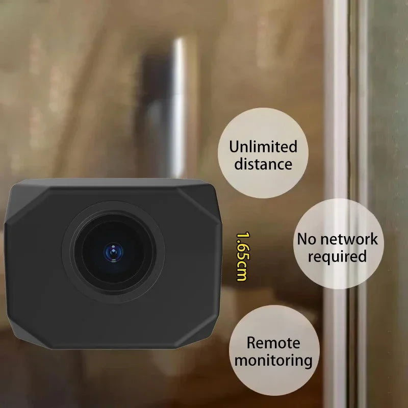 Lenovo New 4K HD WiFi Security Camera Night Vision Home Mini Smart Indoor IP Surveillance APP Remote Monitoring Portable Camera LadyShow.Store