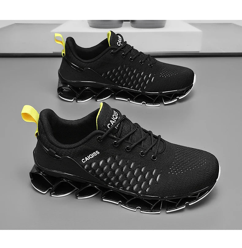Casual Sneakers Mens Shock-absorb Running Shoes Lightweight Breathable Sports Shoes for Men 2026 New Trendy Gym Trainers for Man Pi-Mart