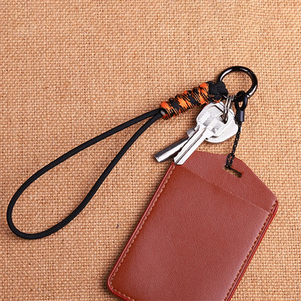 Outdoor Paracord Lanyard Survival Keychain for Men Women Handwoven Backpack Car Keyring Camping Hiking EDC Jewelry Accessories Pi-Mart